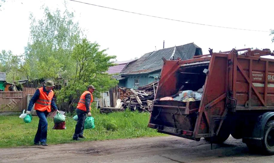 Вывоз мусора из частного дома в Чусовой в октябре